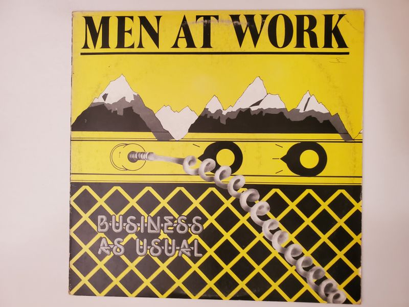 Men at Work Business as Usual vinyl record